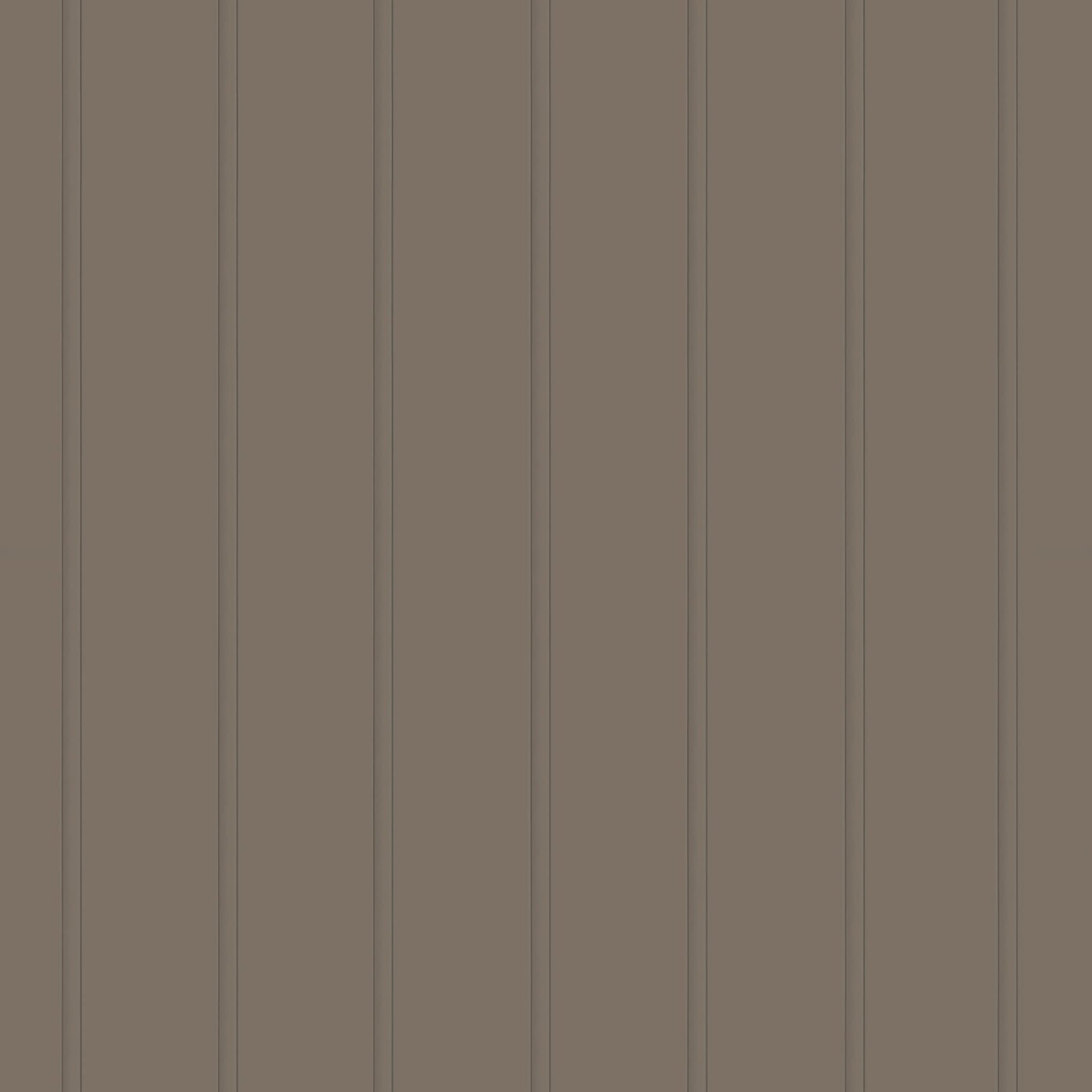 Beadboard (Brown) Wallpaper
