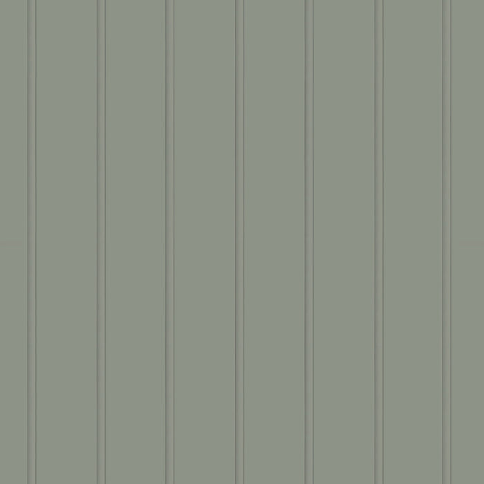 Beadboard (Green) Wallpaper