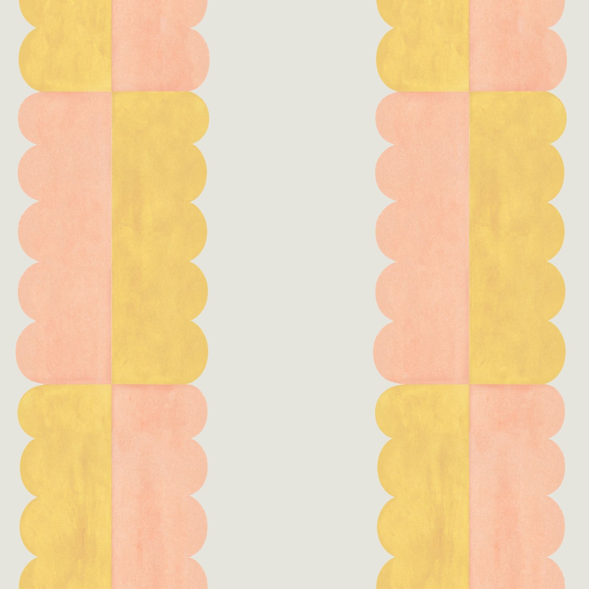 Blake (Yellow and Pink) Wallpaper