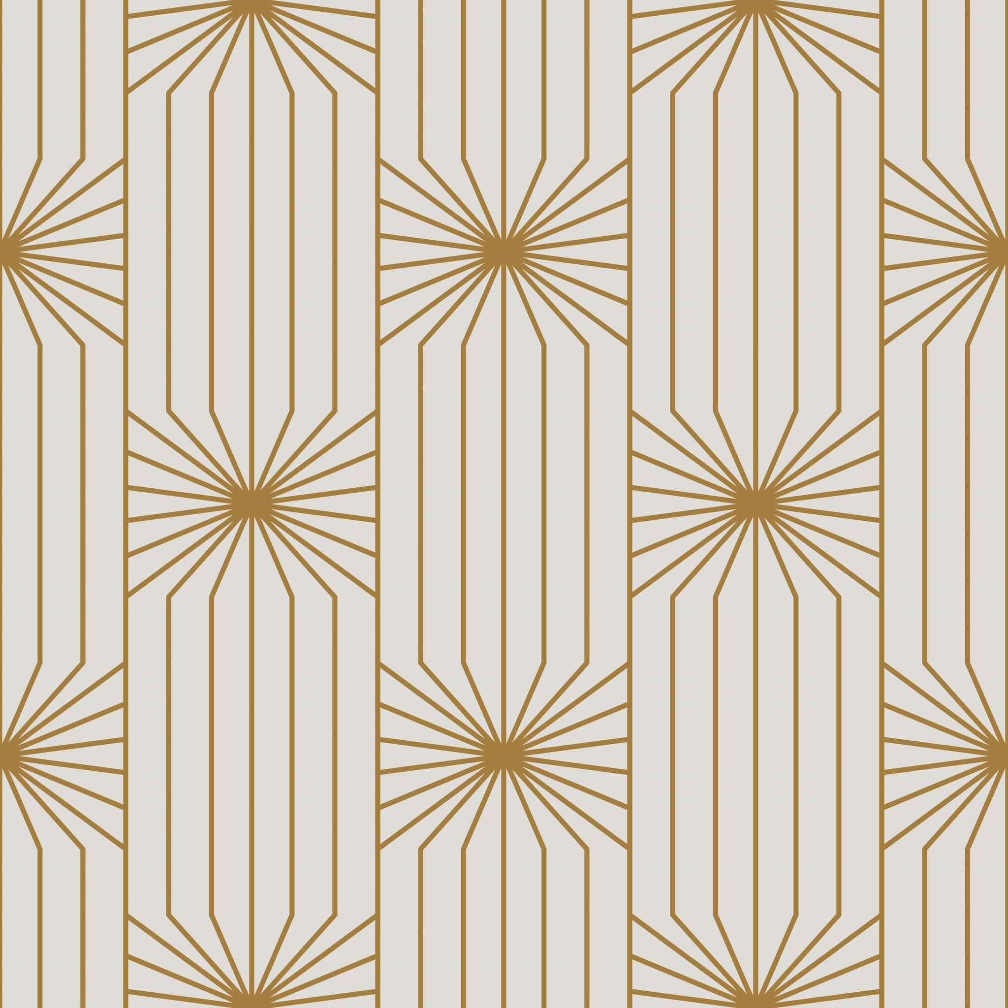 "Carraway Wallpaper by Wall Blush with elegant geometric pattern in a modern living room setting, highlighting the decor."