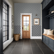 Eli (Blue) Wallpaper - 8 FT H X 17.4 FT W LUXE sample