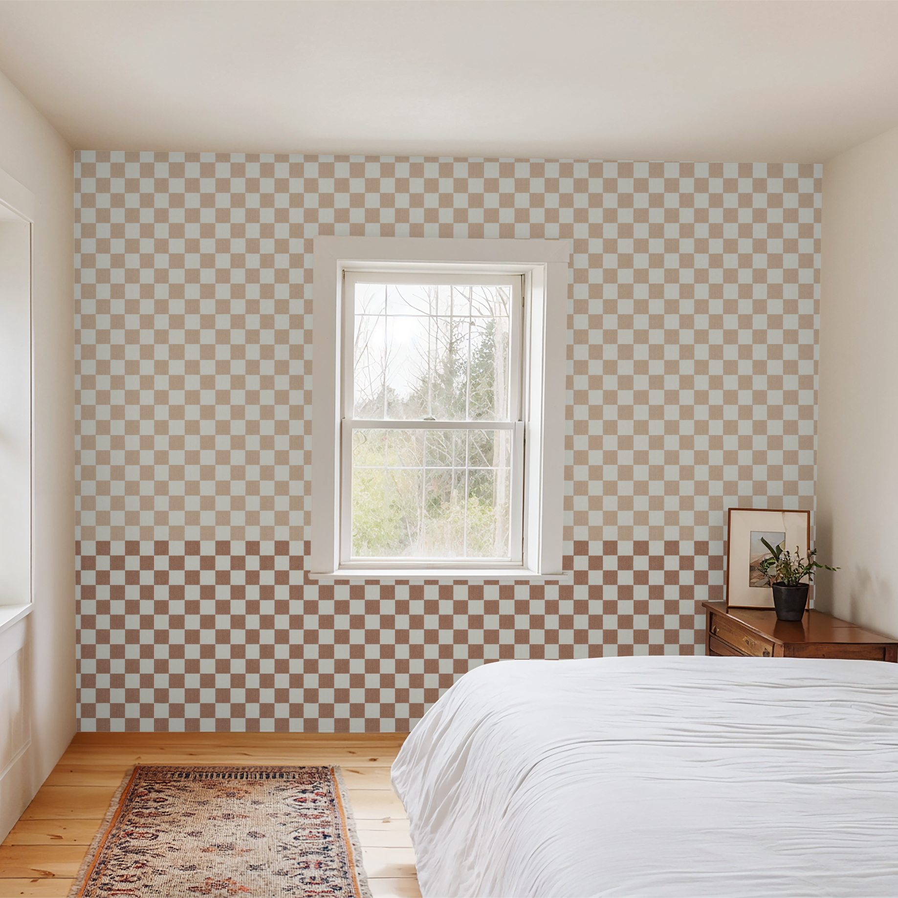 Eli (Peach) Wallpaper