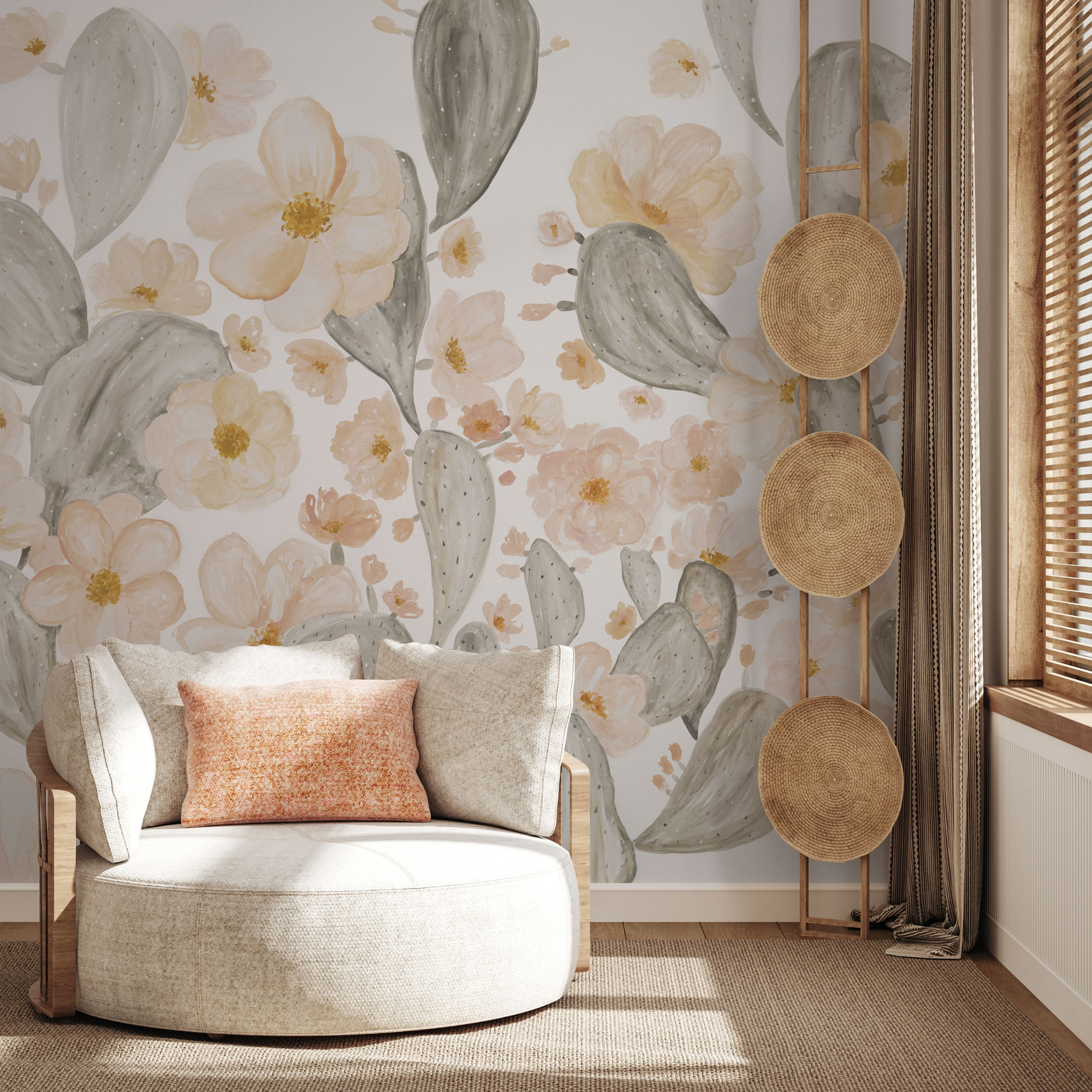 Sedona Blooms Wallpaper Wallpaper - The Salem Gideon Line from WALL BLUSH