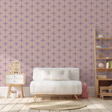 "Chic Elle Wallpaper by Wall Blush enhancing a modern children's room interior with a focus on style and ambiance."