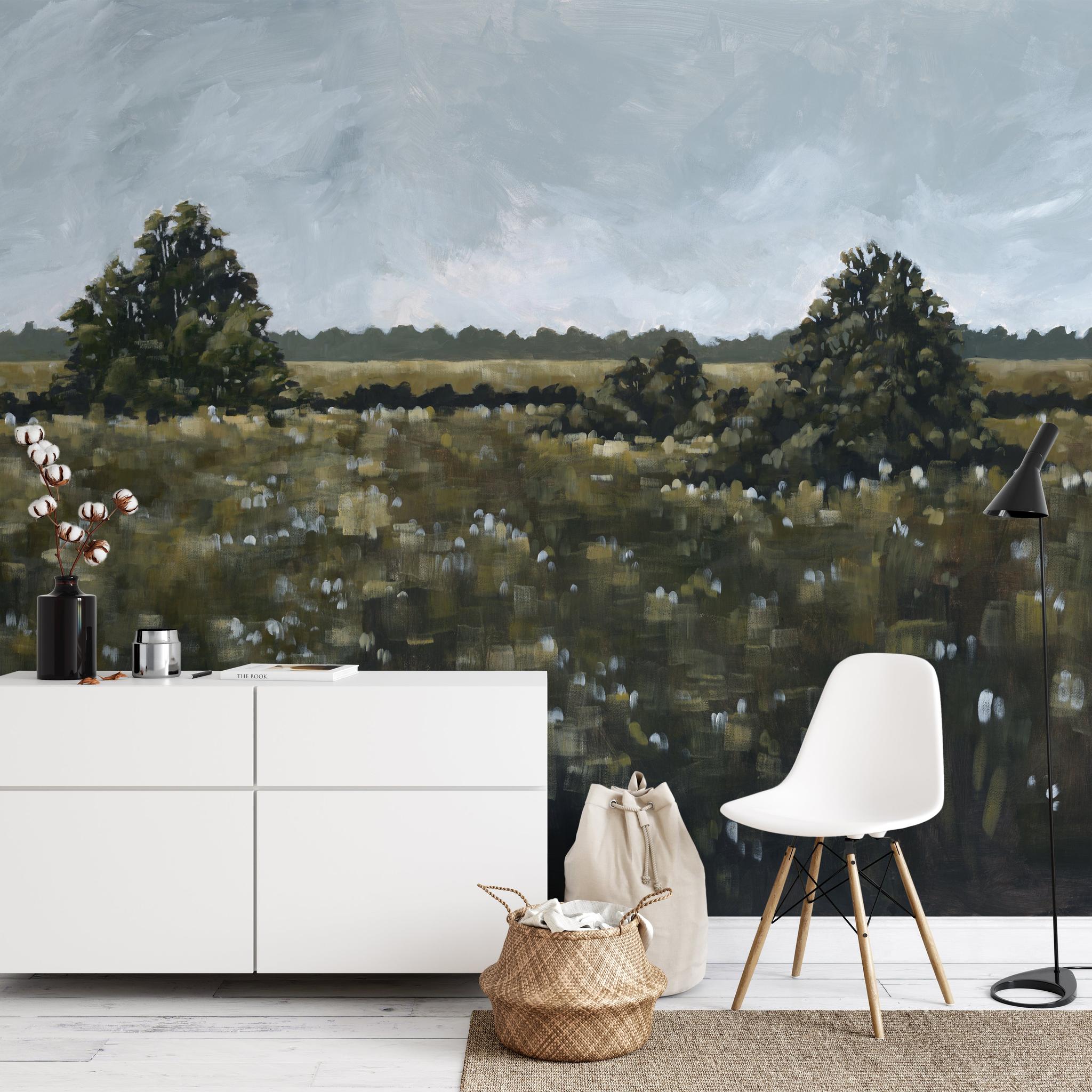 Field of Dreams Wallpaper - 4 FT H X 17 FT W Peel and Stick