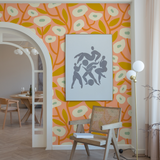 Georgia (Orange) Wallpaper Wallpaper - Wall Blush SG02 from WALL BLUSH