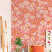 Georgia (Pink) Wallpaper