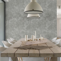 Ever After Toile Wallpaper - 4 FT H X 6.3 FT W