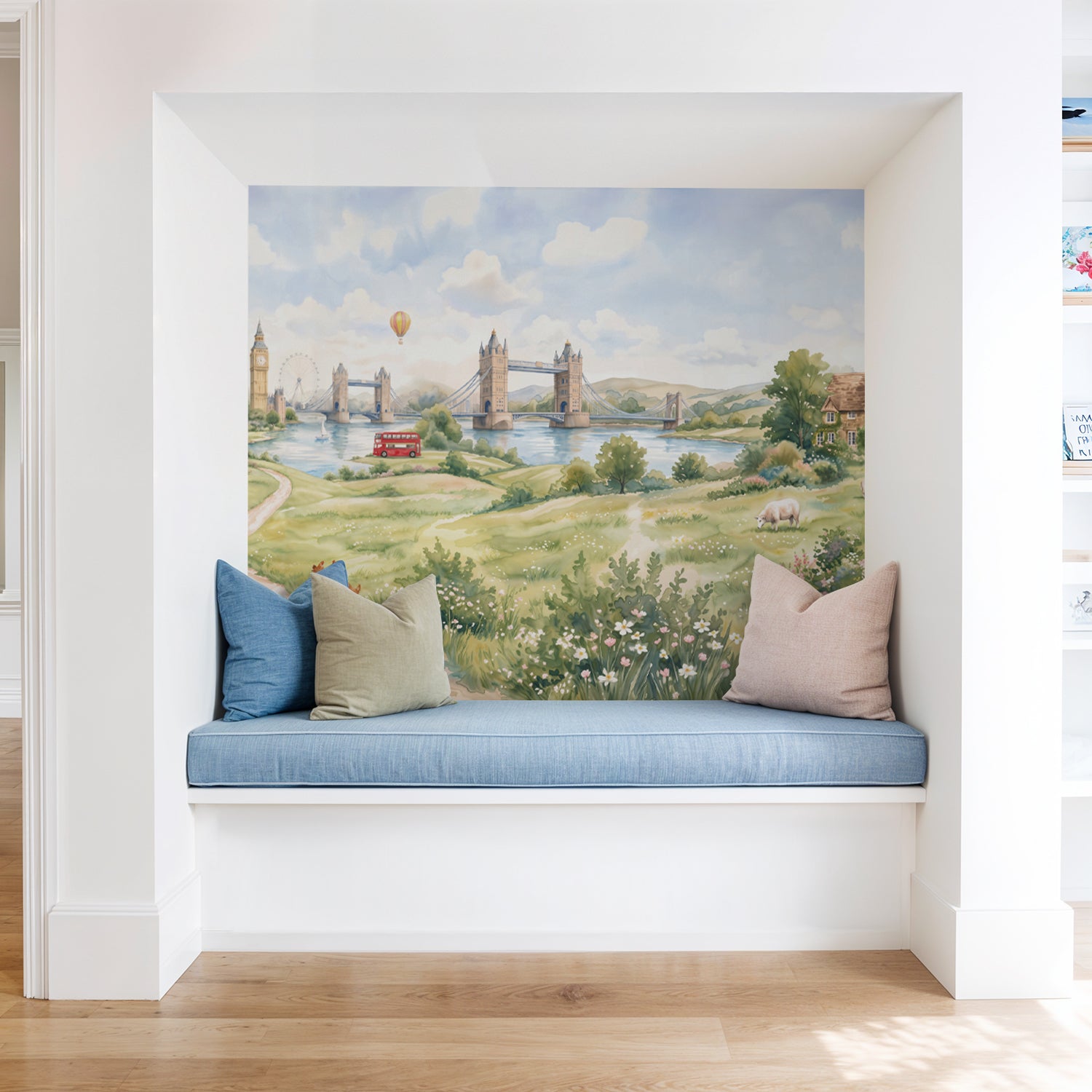 Tower Bridge Meadow Wallpaper