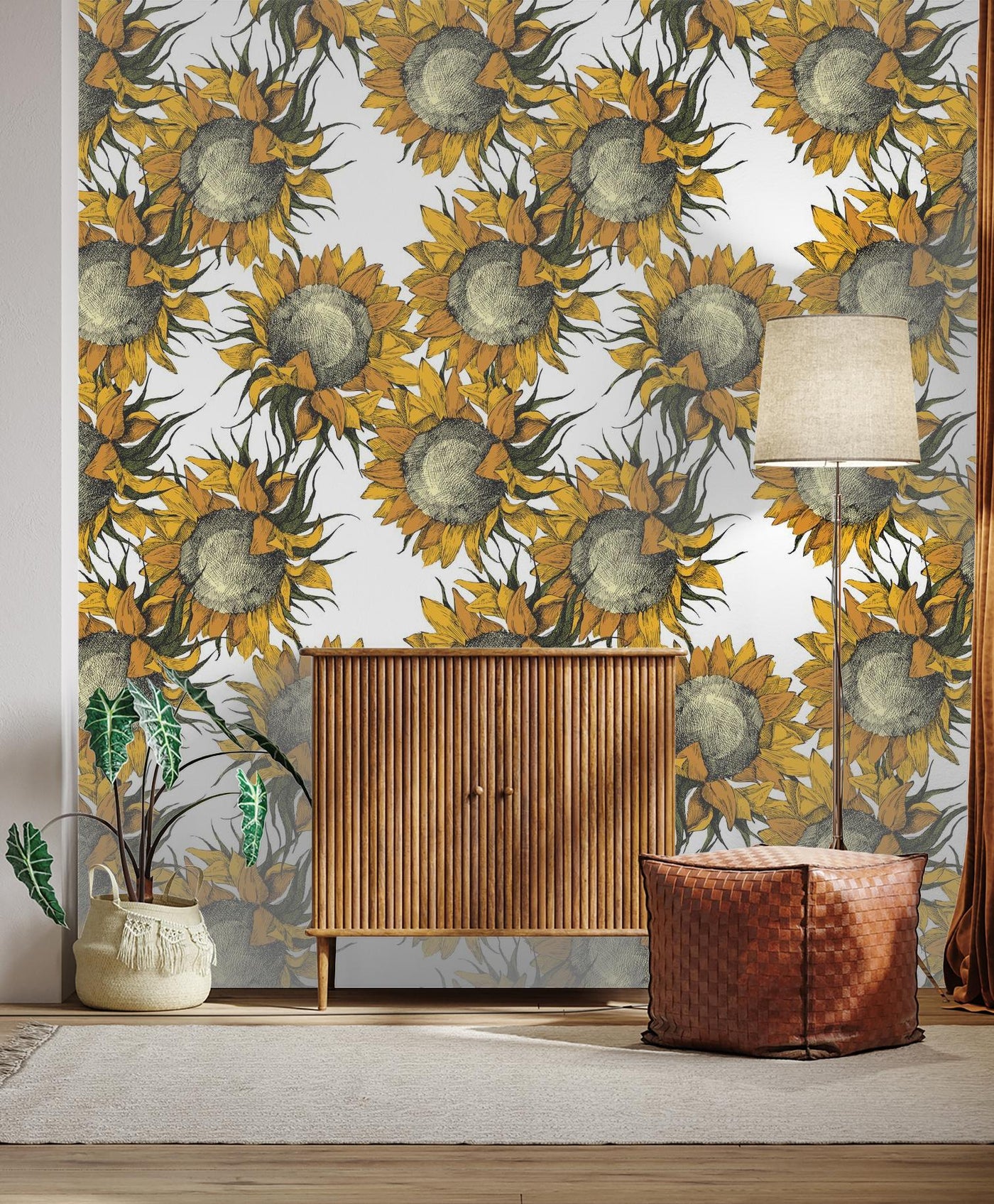 Arie Sunflower Wallpaper by Chelsea Houska DeBoer
