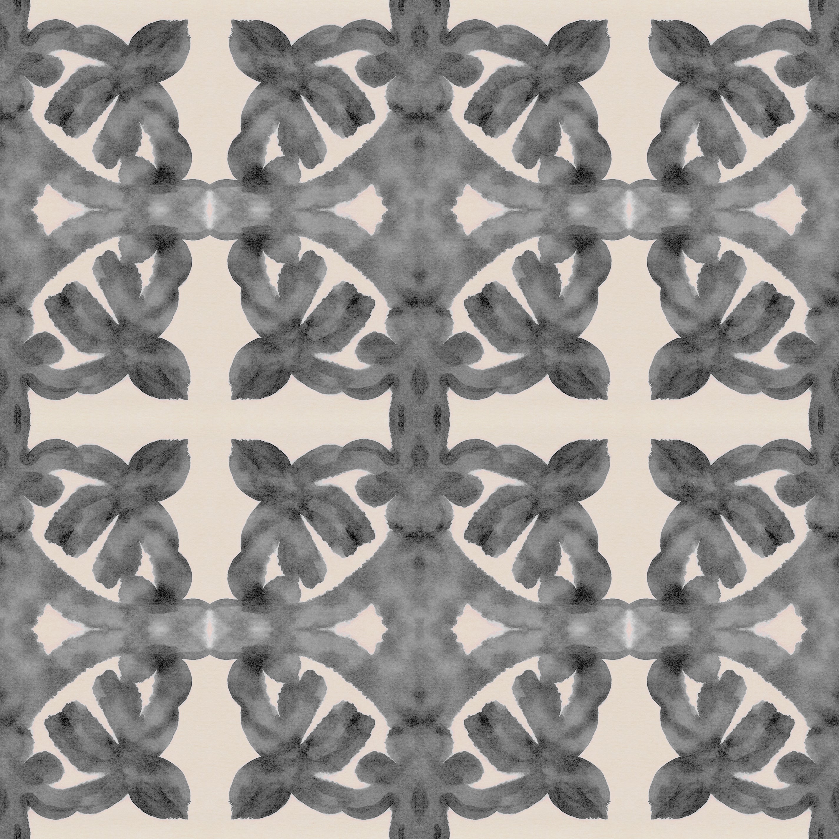 Jagger Damask (Black) Wallpaper