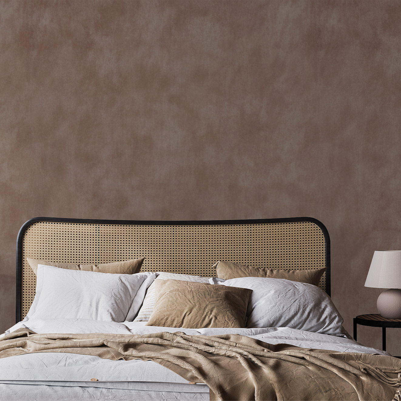 Limewash (Mauve) Wallpaper - 8 FT H X 10 FT W Peel and Stick
