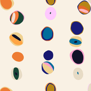 Lacey - Fun Abstract Circles Wallpaper