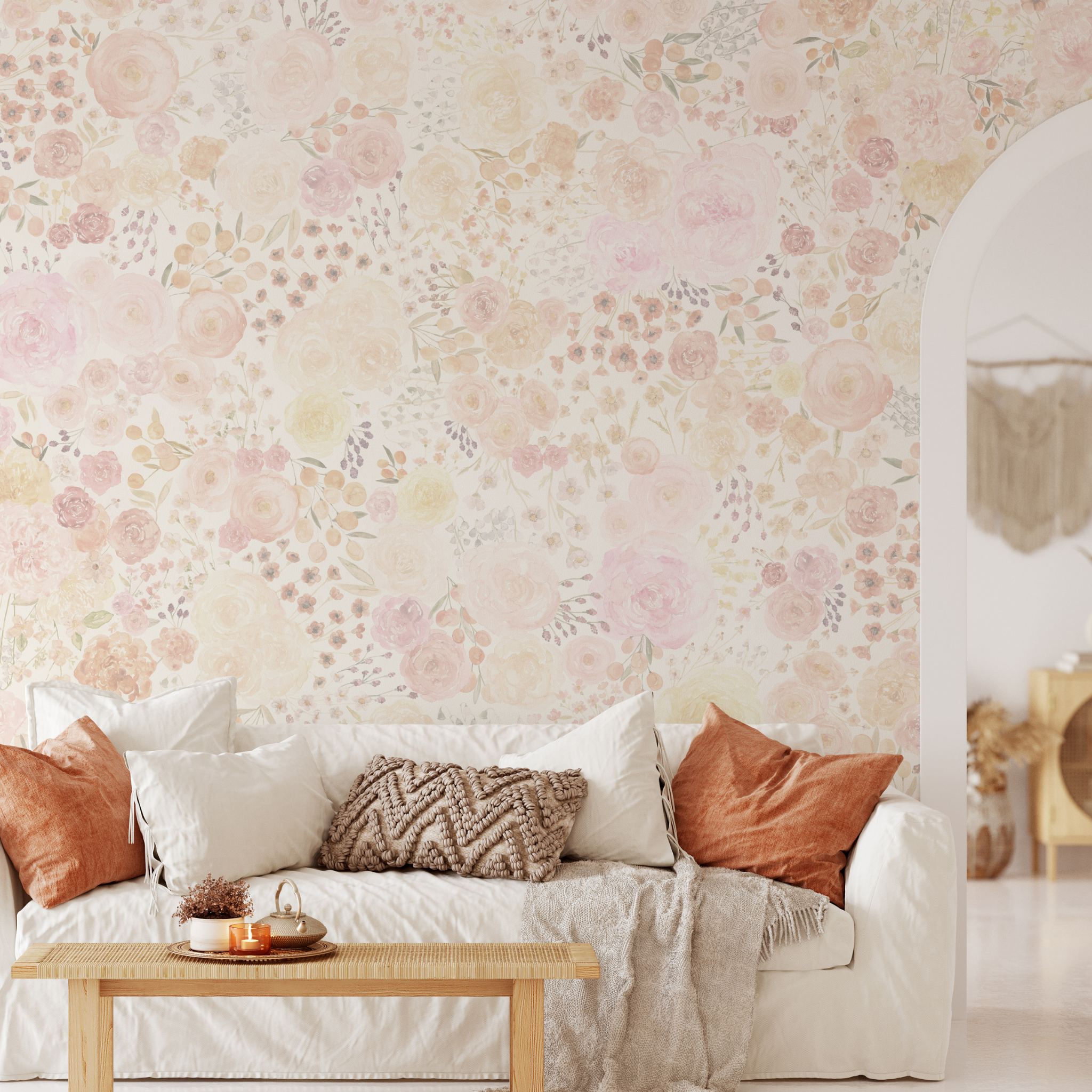 Lucy Wallpaper - 8 FT H X 12 FT W Peel and Stick