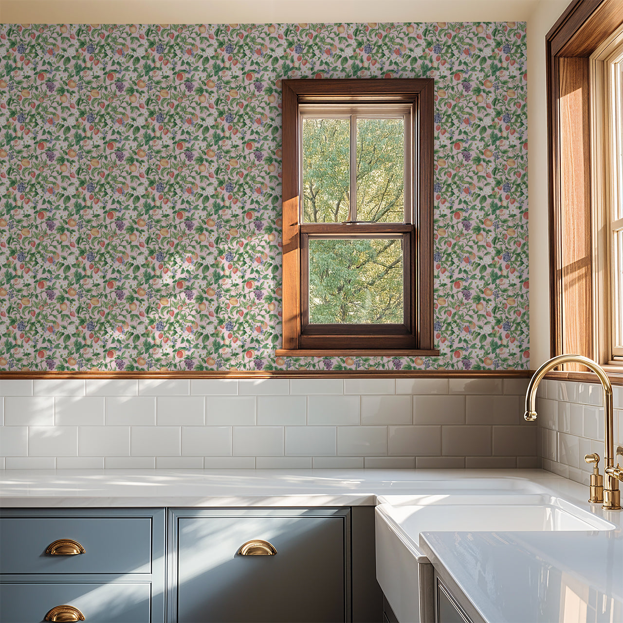 Not Your Grandma's Kitchen Wallpaper