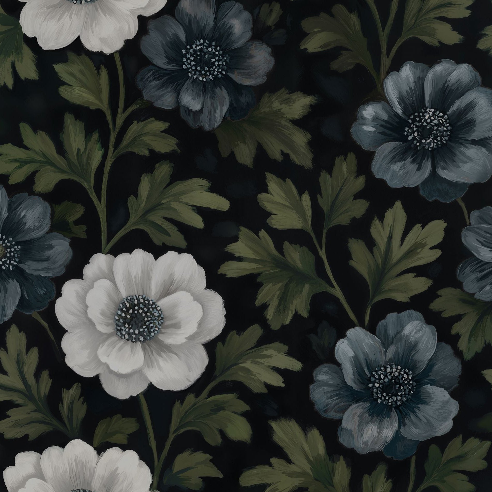 Nocturne Bloom Wallpaper