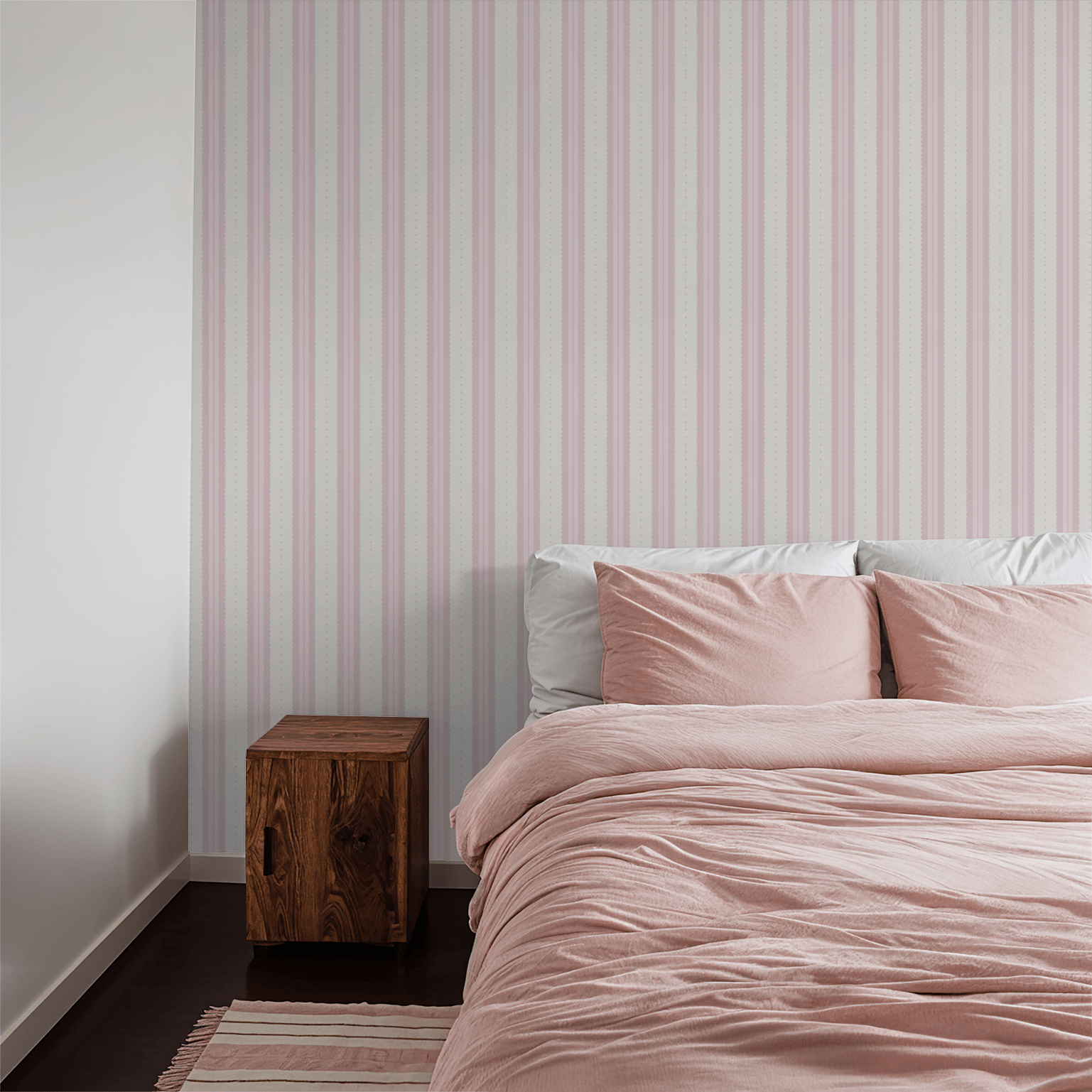 Petal Soft Scallops (Pink) Wallpaper