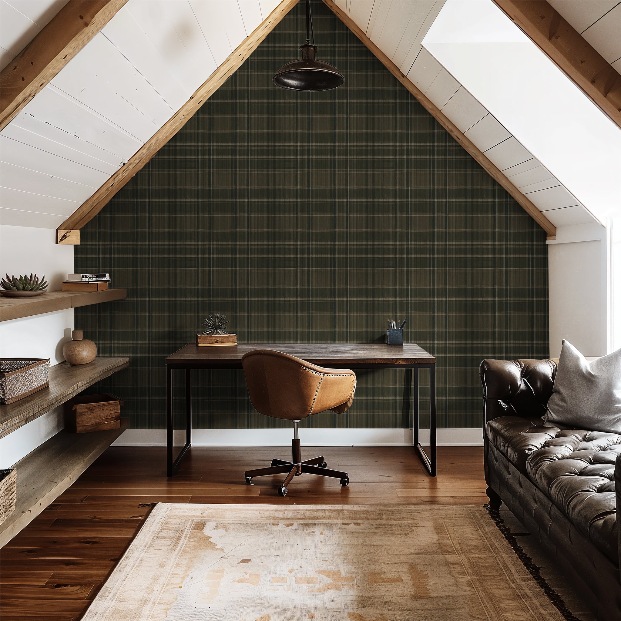 Dutton Wallpaper - 10 FT H X 36 FT W Peel and Stick