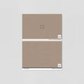 Sample of Plaster (Taupe) Wallpaper