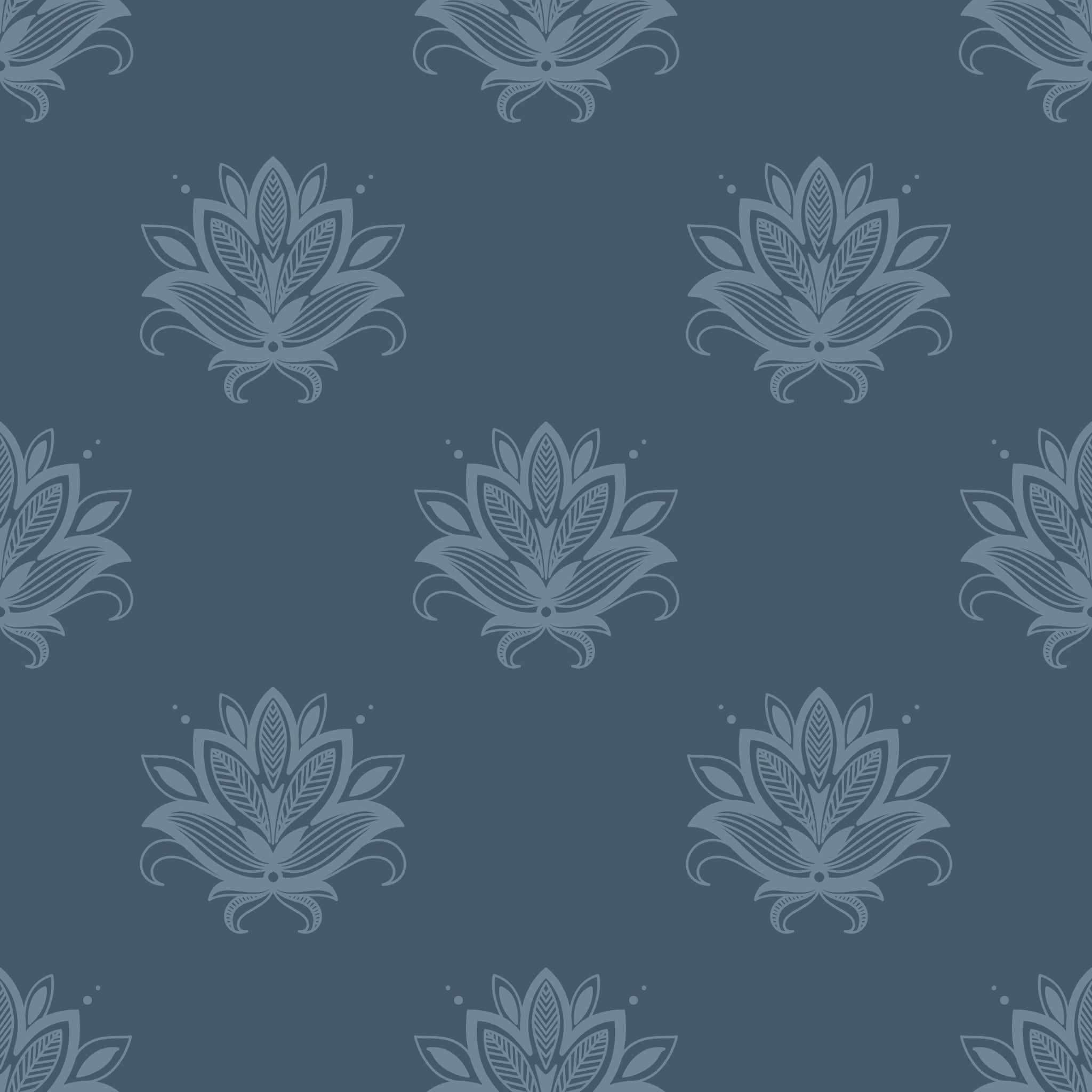 Prairie Hymn (Blue) Wallpaper