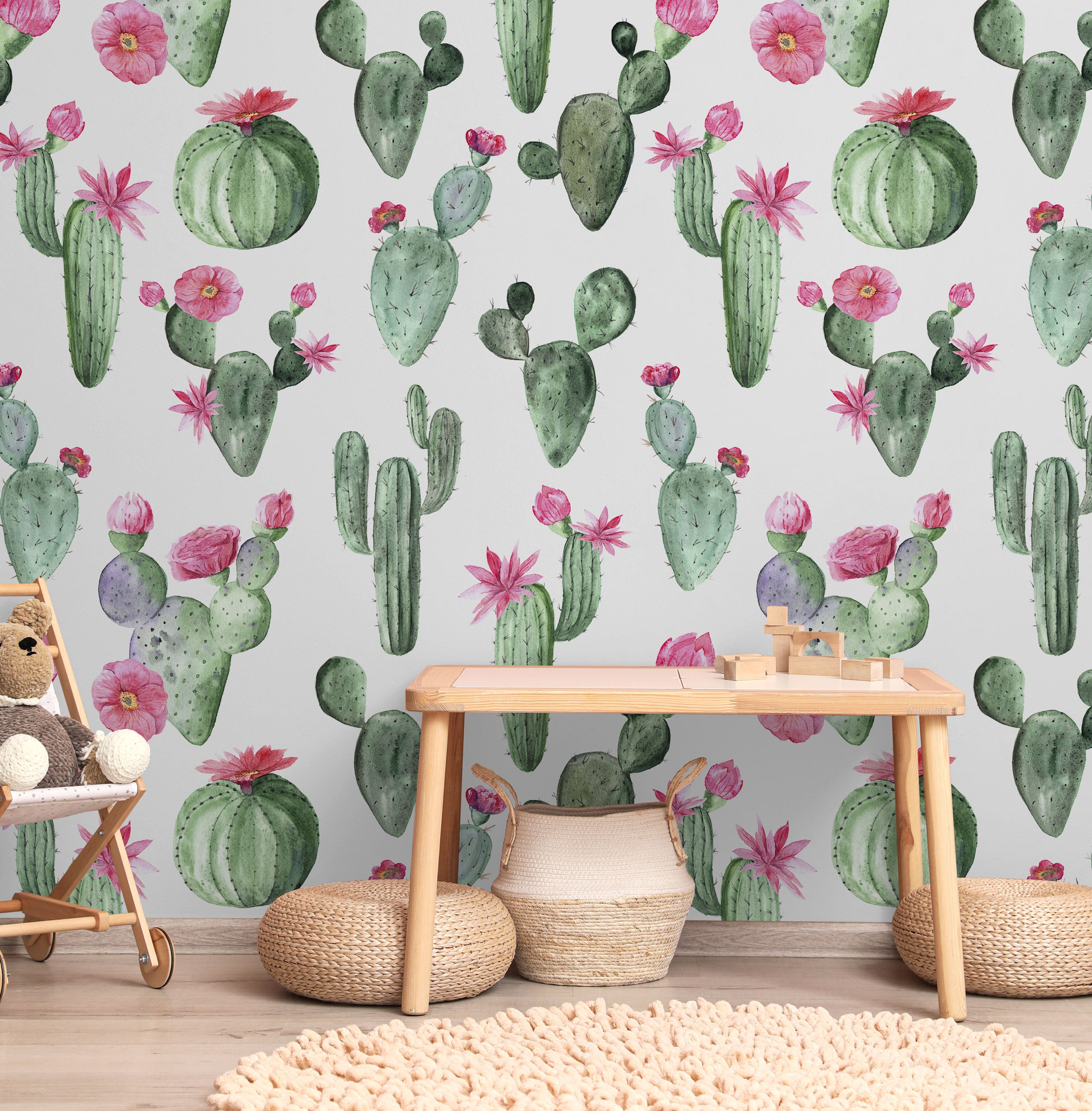 Prickly Princess Wallpaper Wallpaper - Wall Blush from WALL BLUSH