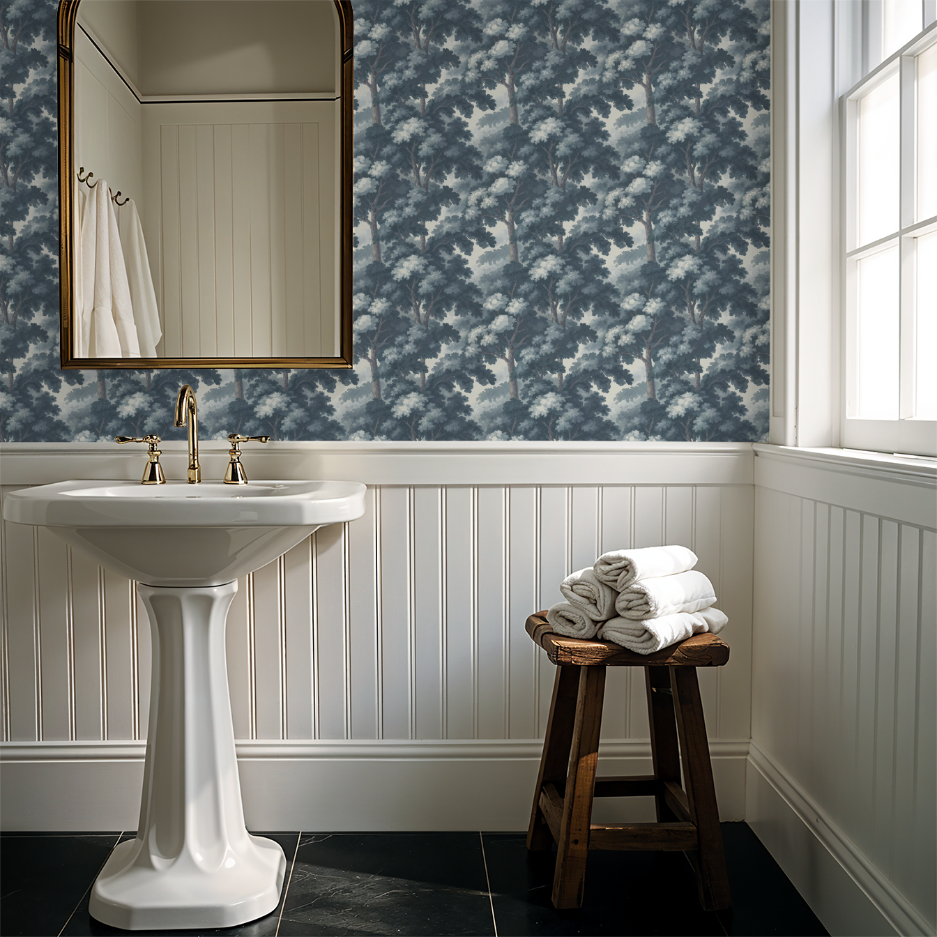 Rocco (Blue) Wallpaper