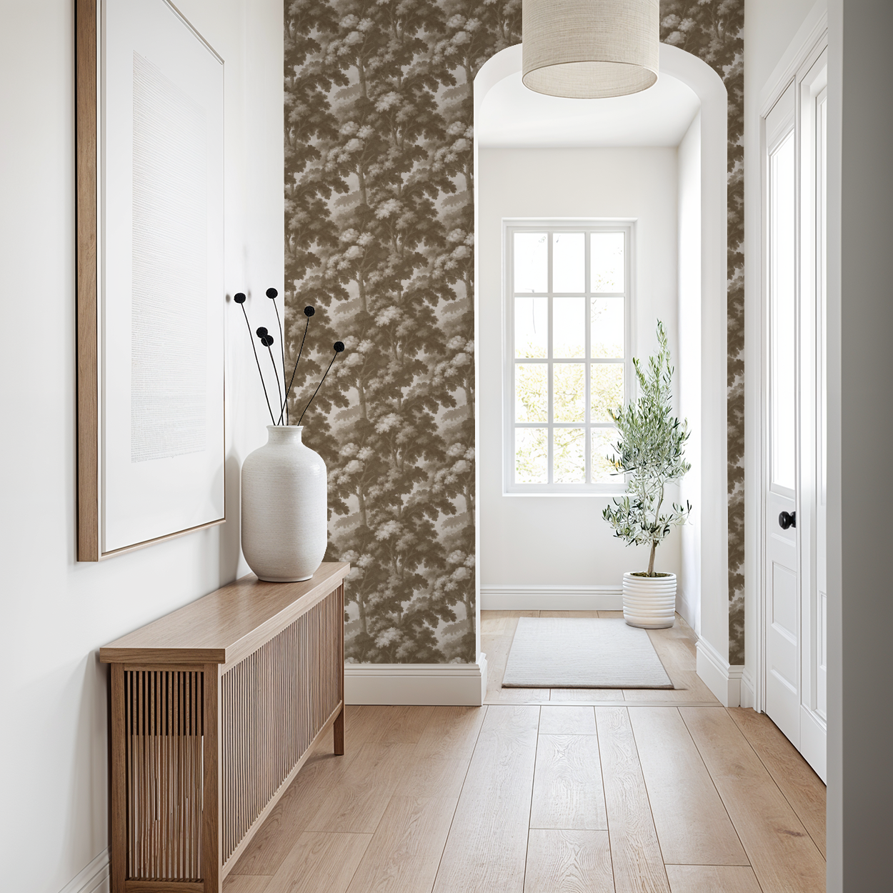 Rocco (Brown) Wallpaper