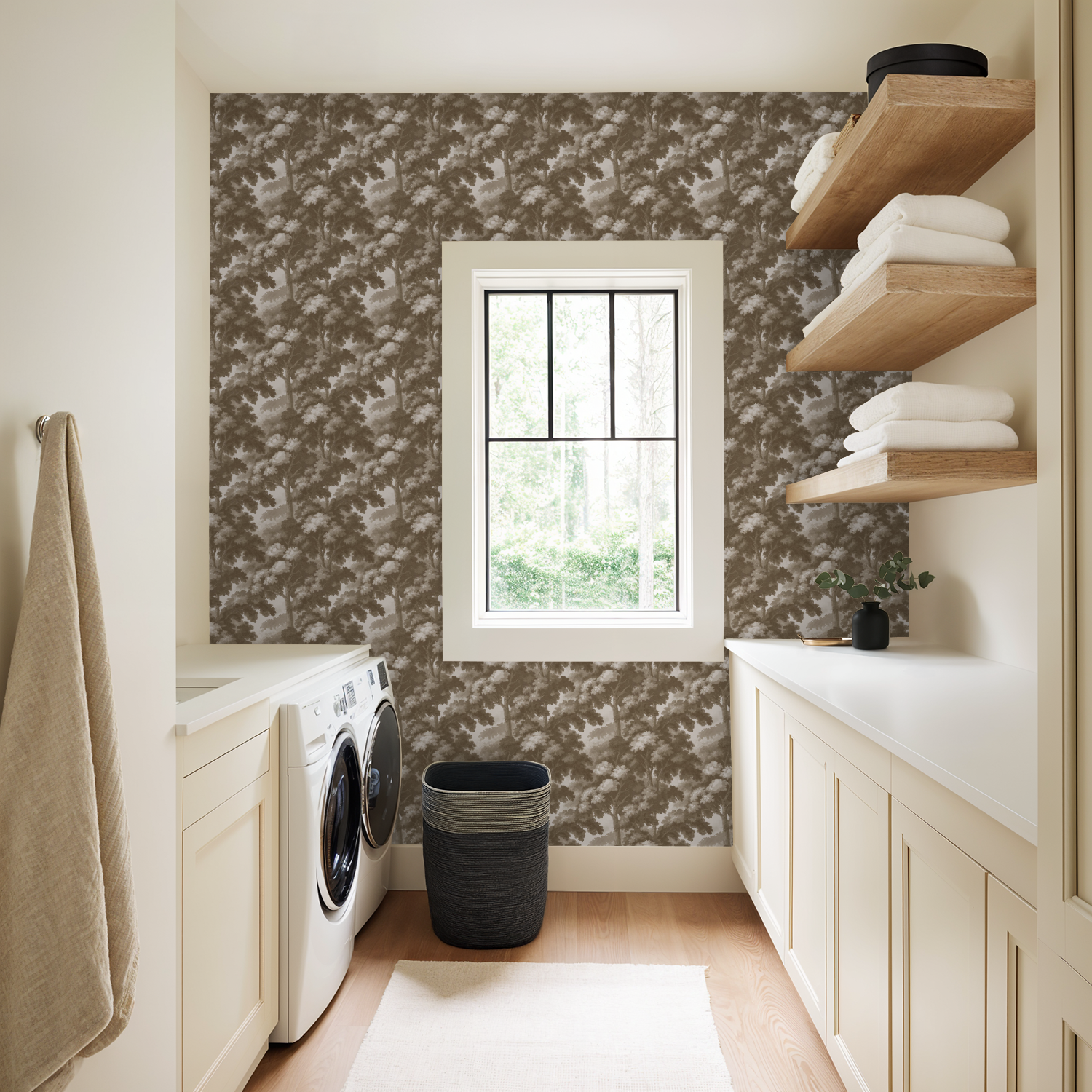 Rocco (Brown) Wallpaper