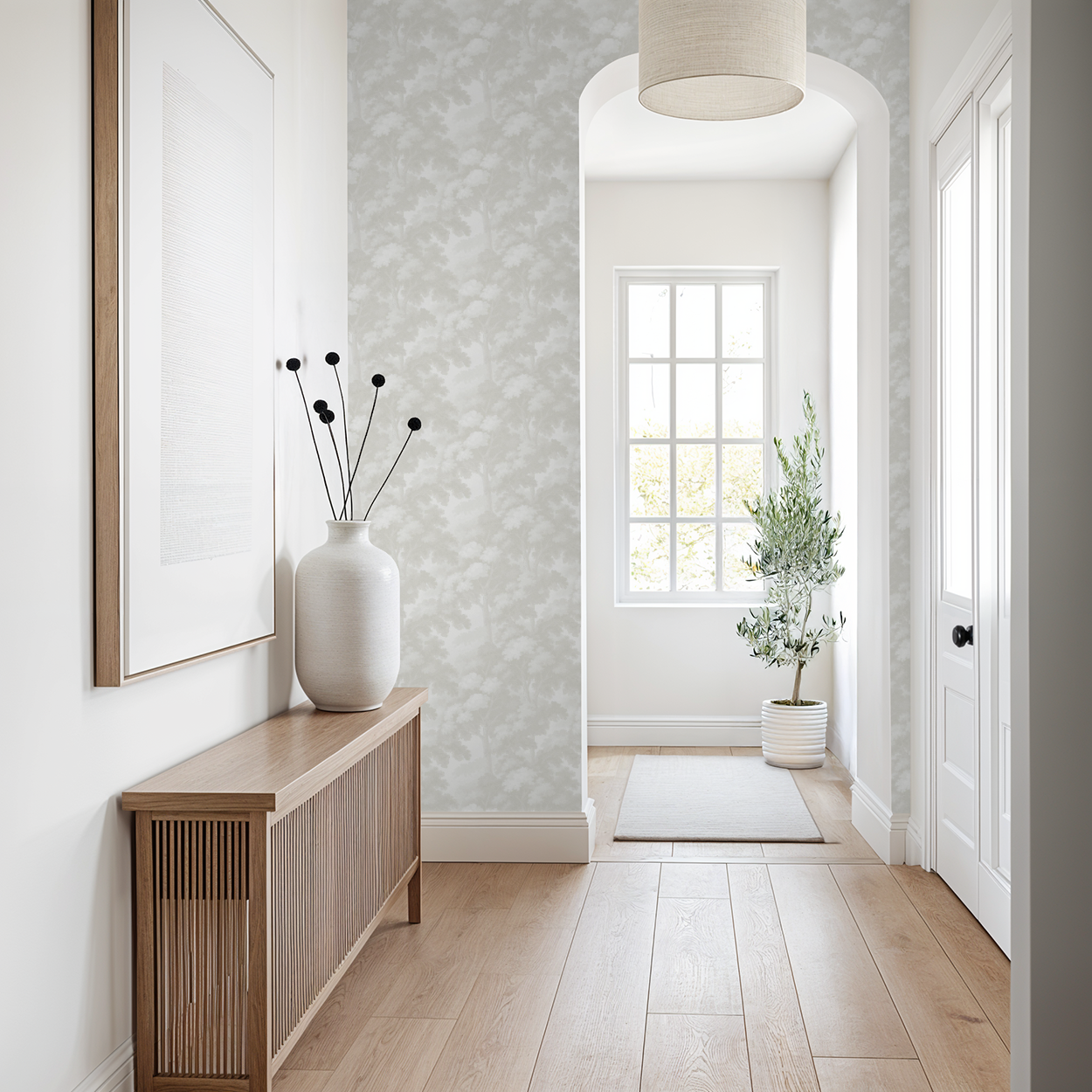 Rocco (White) Wallpaper