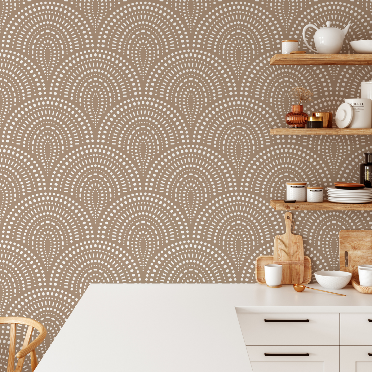 Tom Rae Wallpapers Rae - Neutral Geometric Peel and Stick Wallpaper