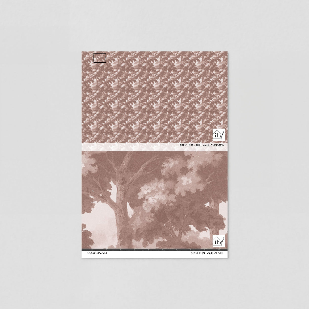 Rocco (Mauve) Wallpaper