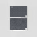 Sample of Roman Clay (Blue) Wallpaper