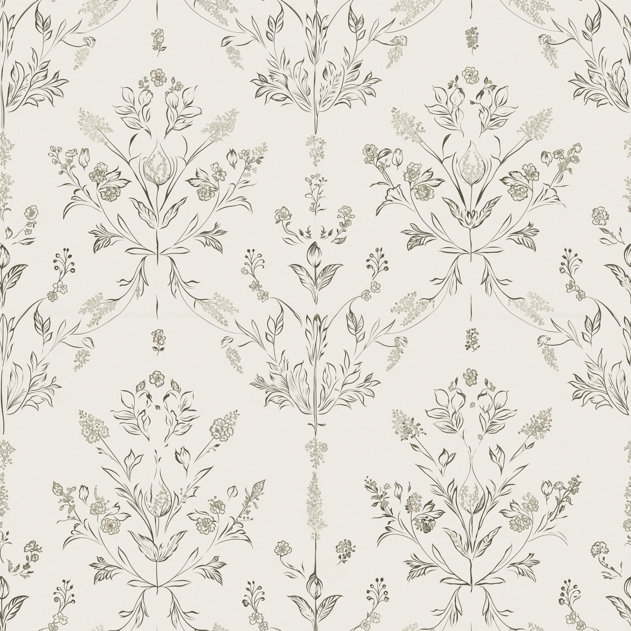 Chateau Chic Wallpaper - 8 FT H X 32 FT W Traditional