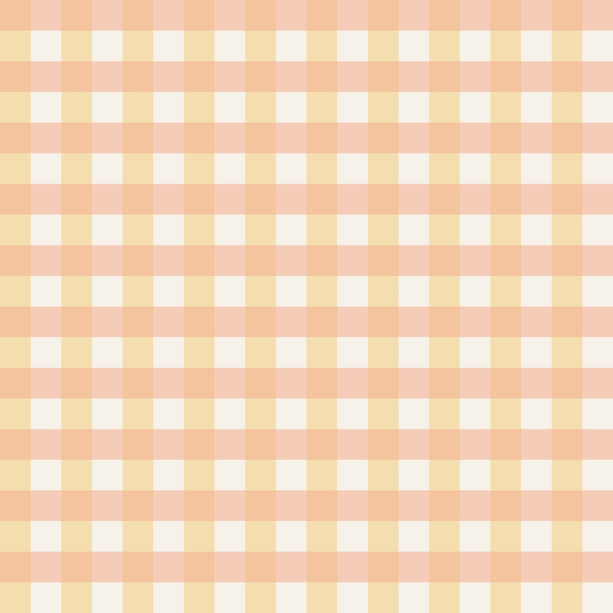Simply Gingham Small (Pink & Yellow) Wallpaper