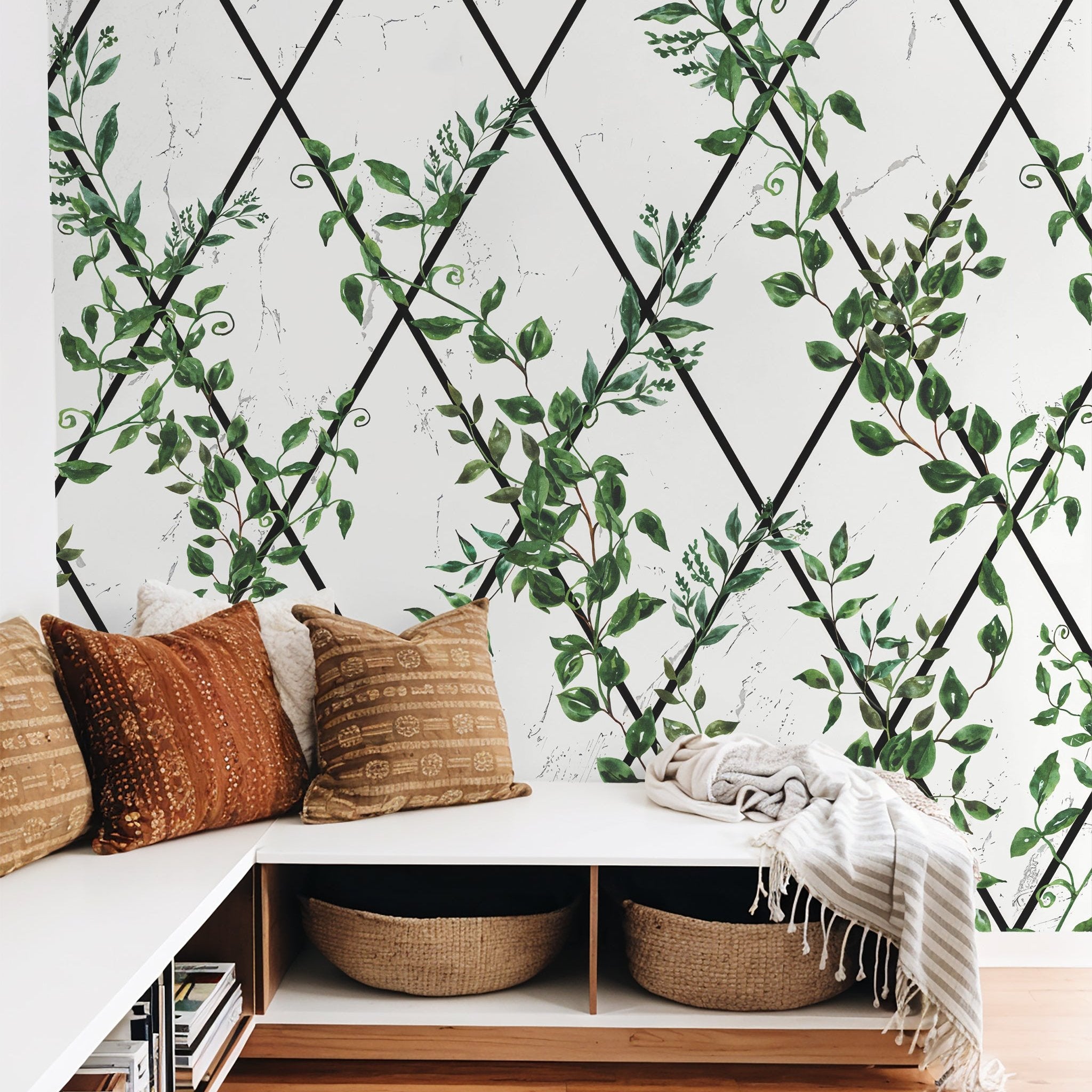 Greenhouse Trellis (Mural Edition) Wallpaper