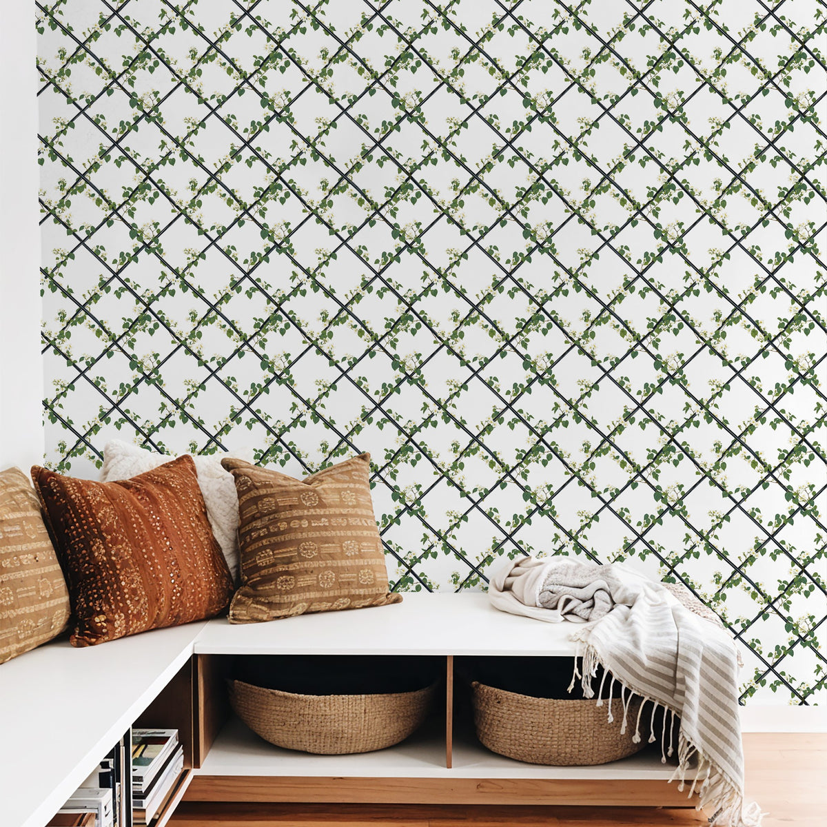 Greenhouse Pattern Greenhouse Trellis (Pattern Edition) Wallpaper