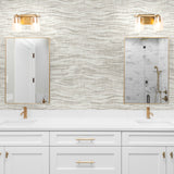 "Strauss Wallpaper by Wall Blush featured in elegant bathroom interior design focus"