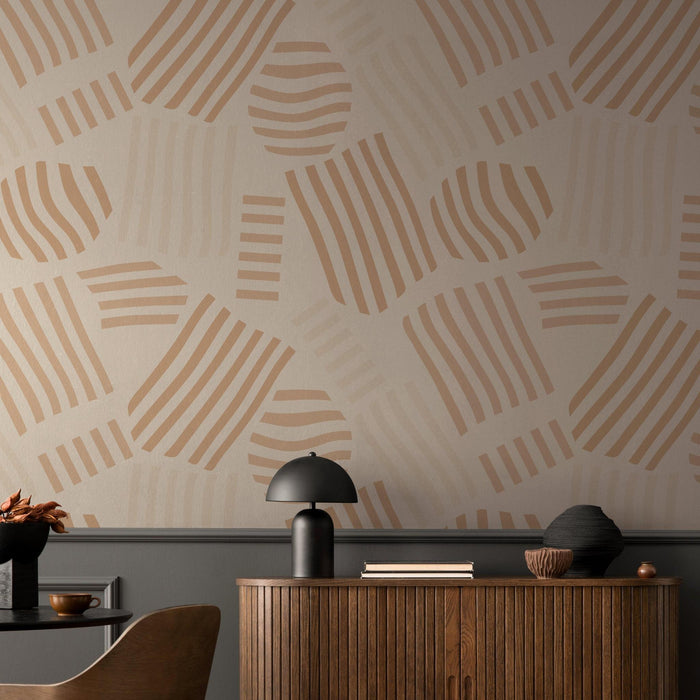 Sugar Sugar - Neutral Geometric Wallpaper