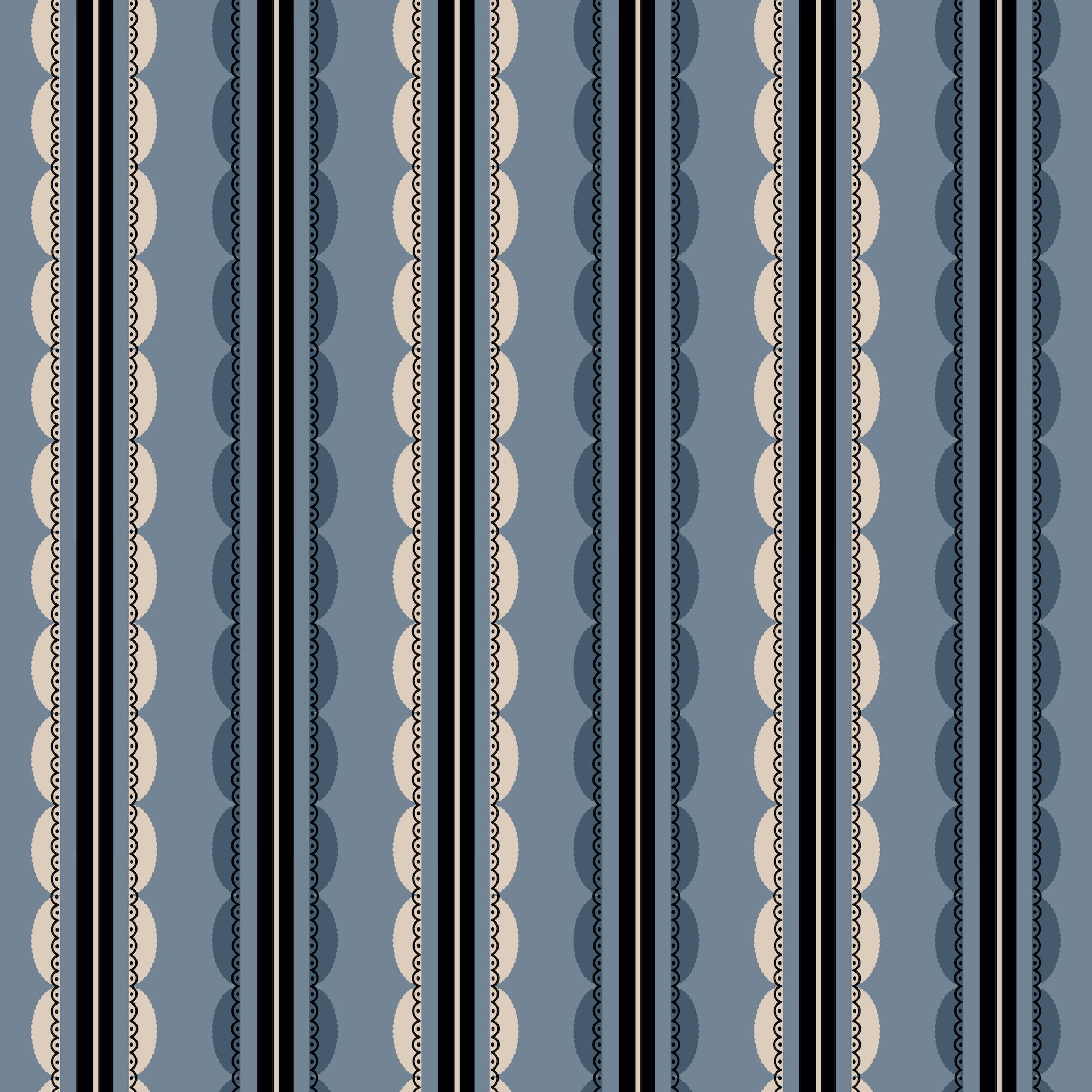 Sunday Scallop (Blue)
