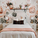 Terracotta Blooms Wallpaper