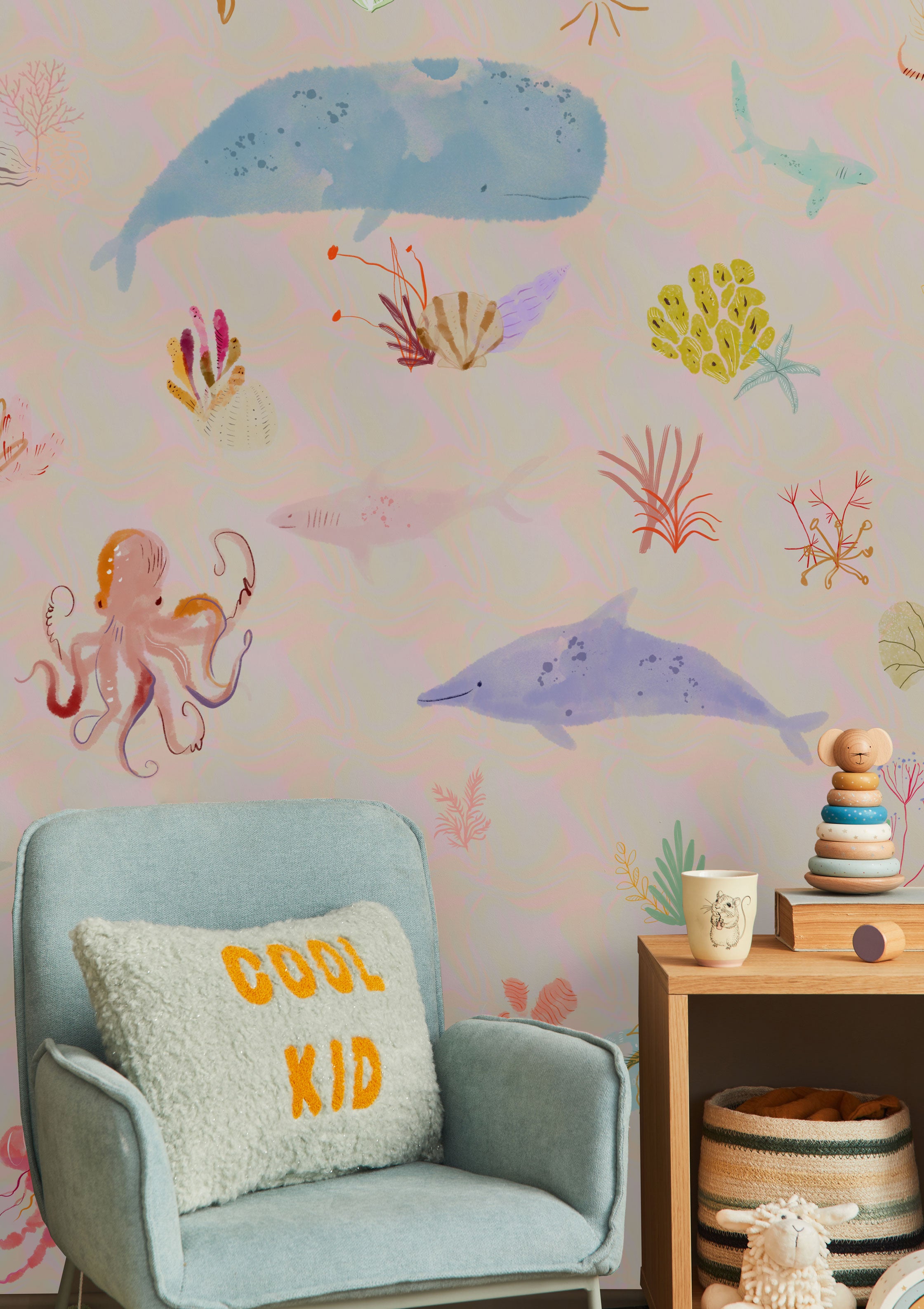 Under The Sea Wallpaper Wallpaper - Wall Blush from WALL BLUSH