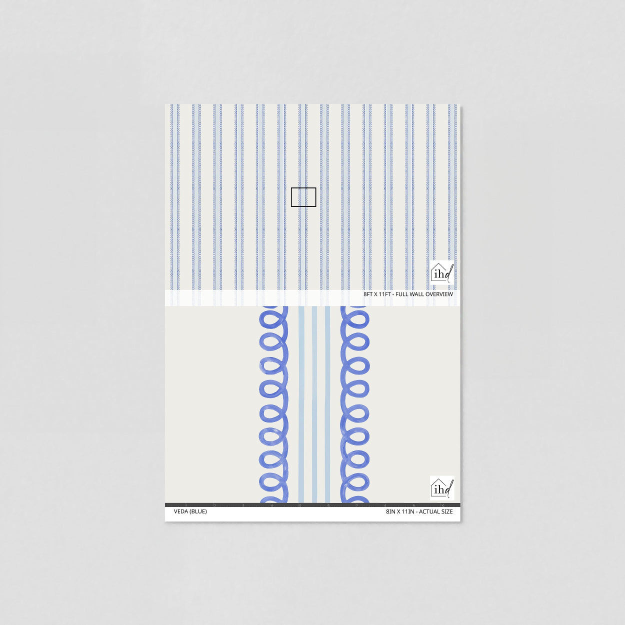 Veda (Blue) Wallpaper