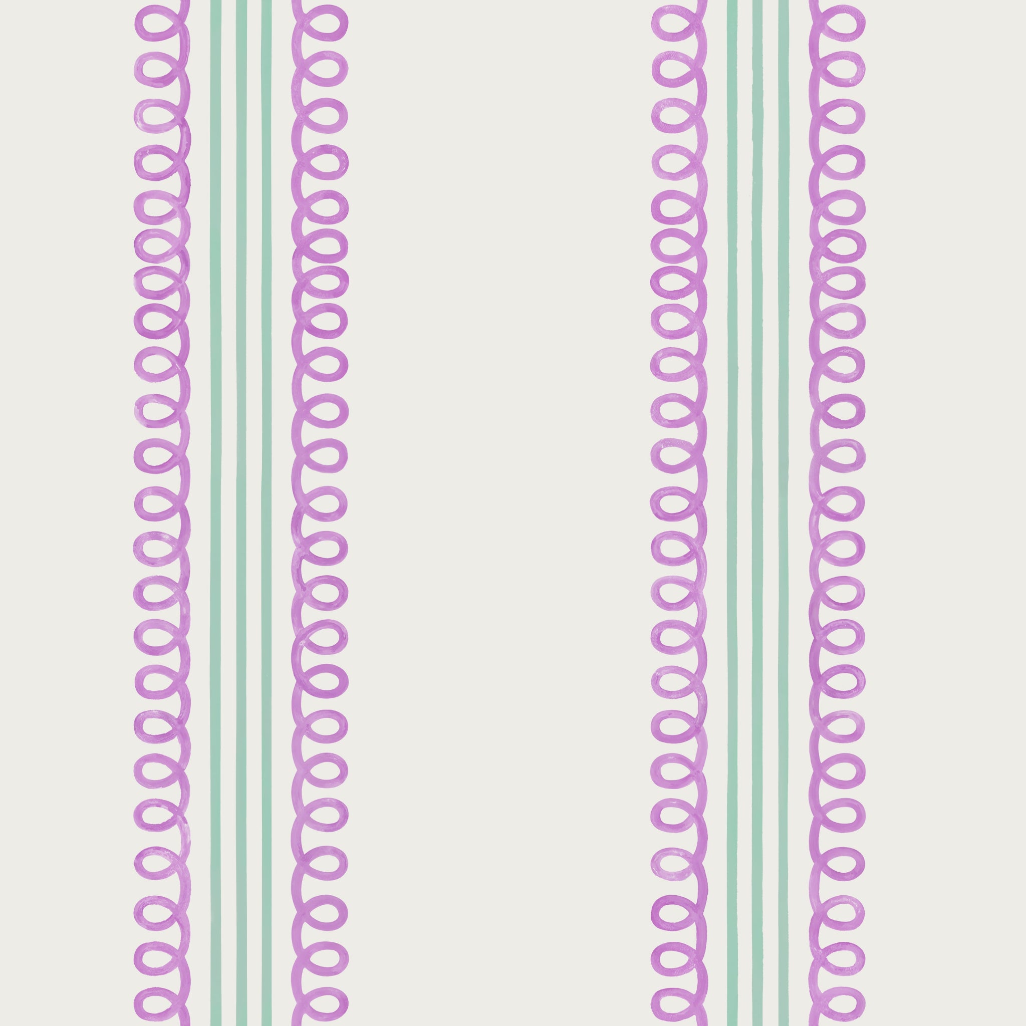 Veda (Purple and Teal) Wallpaper