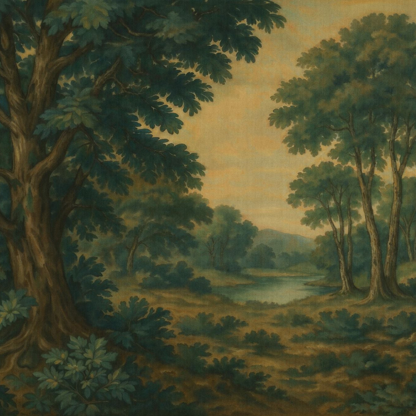 Verdure Grove Wallpaper