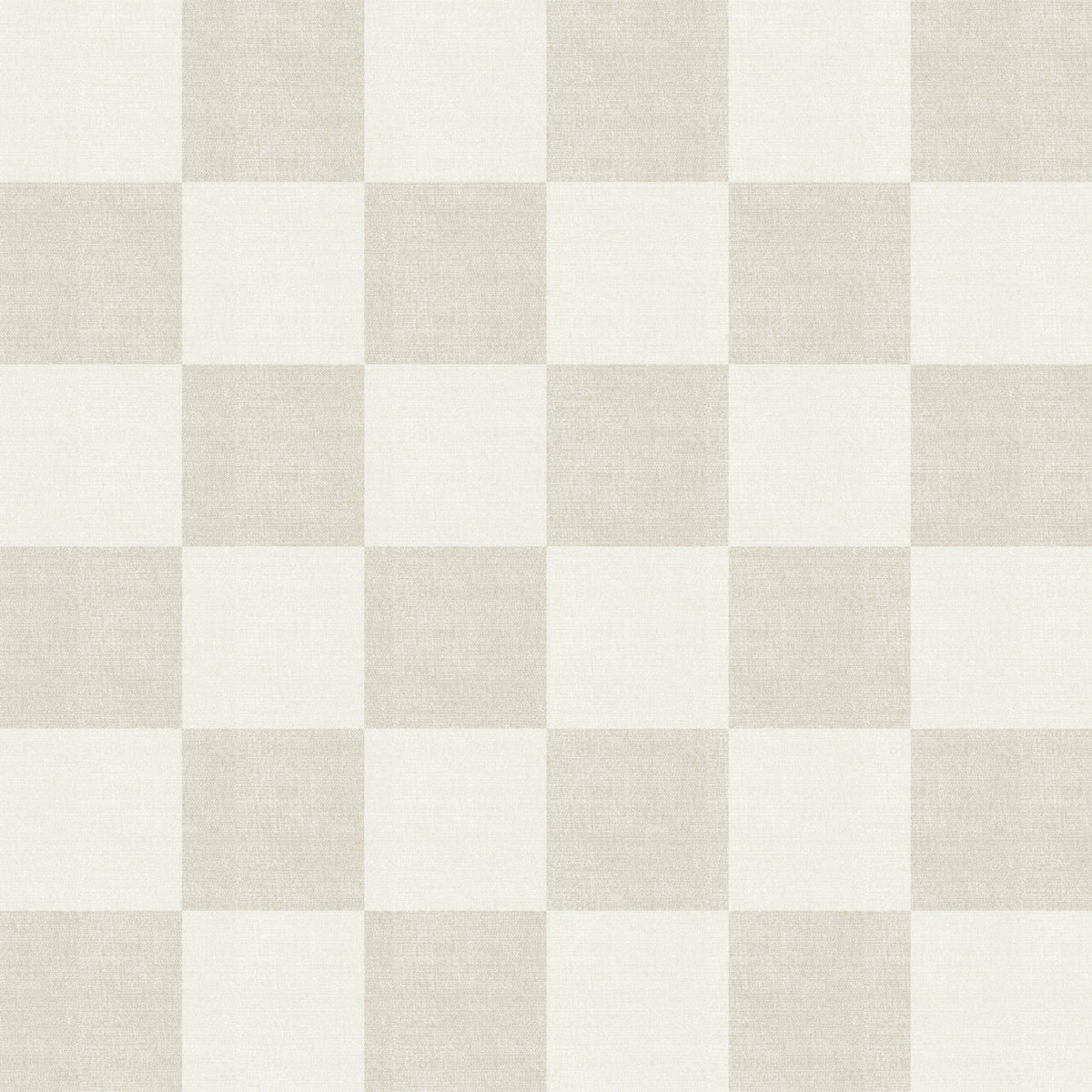 Woven Check (Beige) Wallpaper