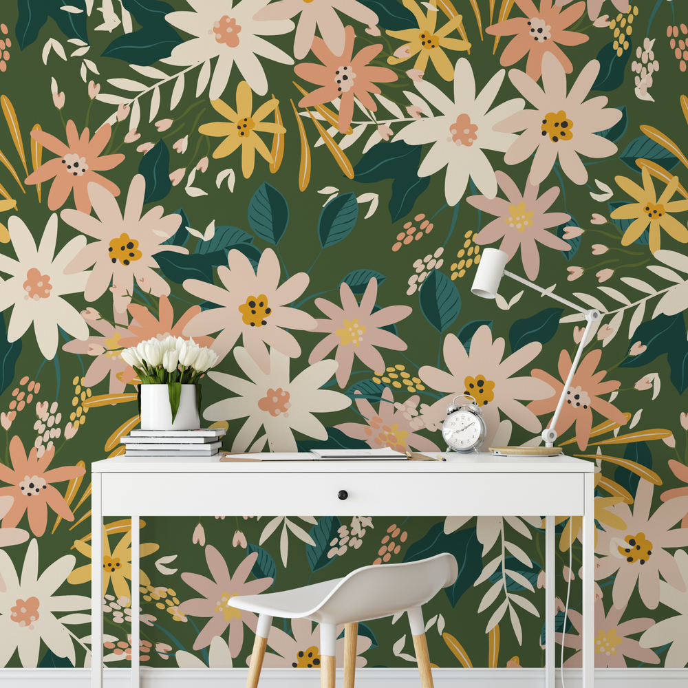 Zara - Floral Peel and Stick Wallpaper