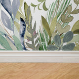 "Lilian's Grove Wallpaper by Wall Blush in stylish living space, botanical design focus"
