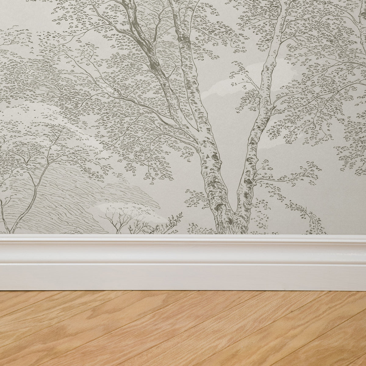 Ever After Toile - Tree Grove Wallpaper