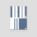 Sample of Fletcher Stripe (Blue) Wallpaper