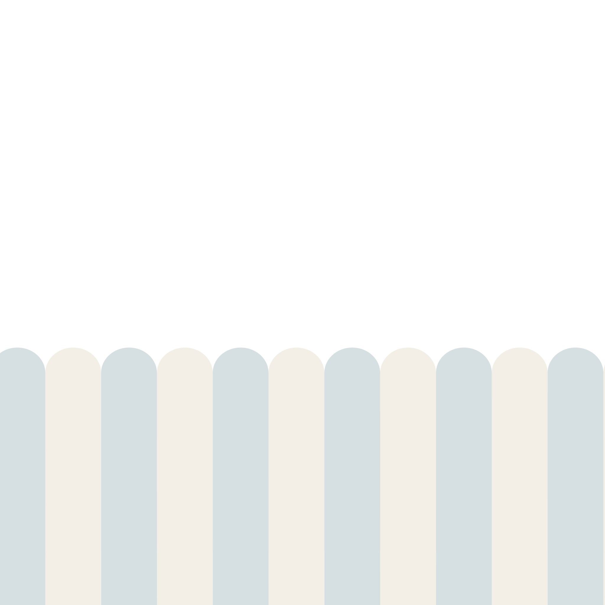 Playful Pickets (Light Blue) Wallpaper